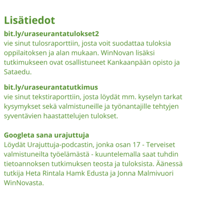 Lisätietoja https://bit.ly/3gwHr7m