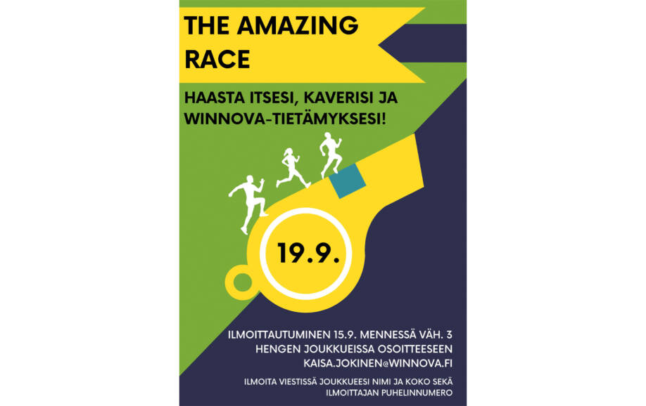 The Amazing Race WinNova -kilpailu.