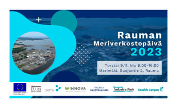 Meriverkostopäivä 2023 Raumalla. https://www.seasideindustry.com/meriverkostopaiva