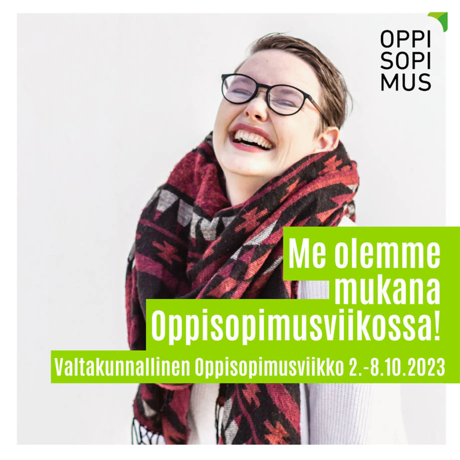 Olemme mukana oppisopimusviikolla vk 40