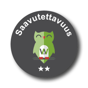 Osaamismerkki saavutettavuus