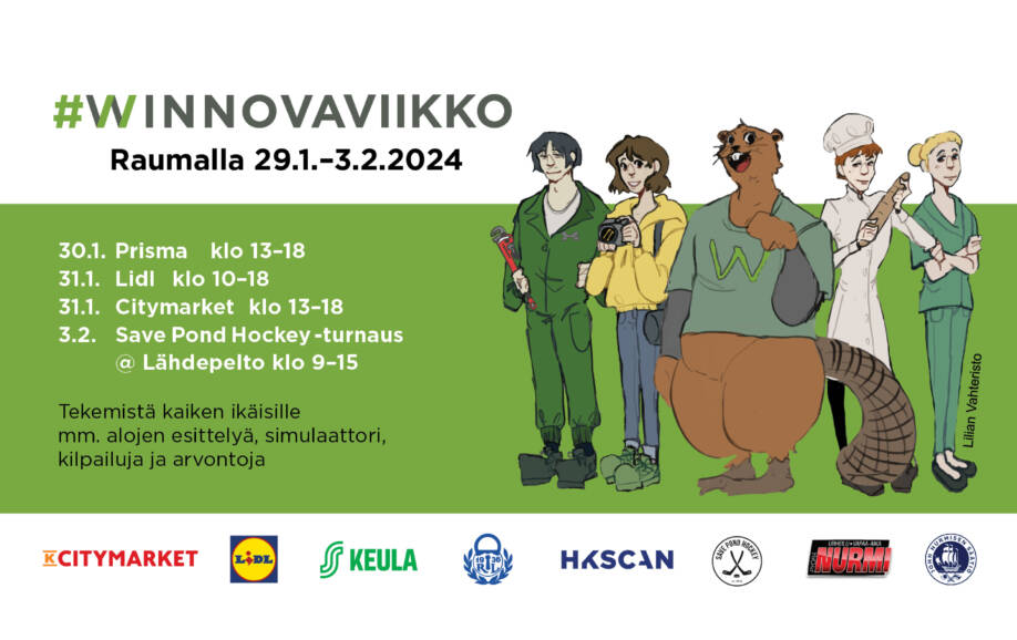 #winnovaviikko Raumalla mainos