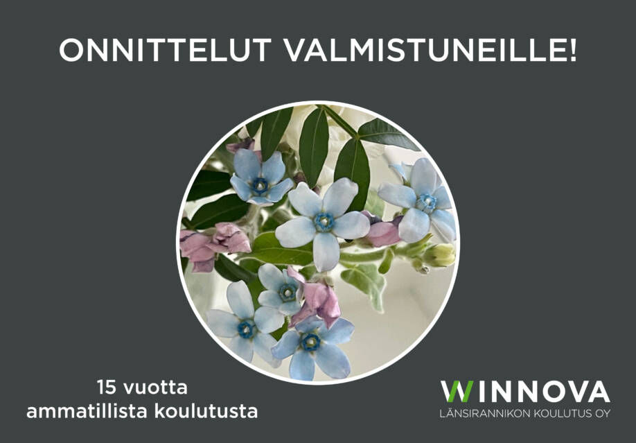 Onnittelut Valmistuneille WinNova
