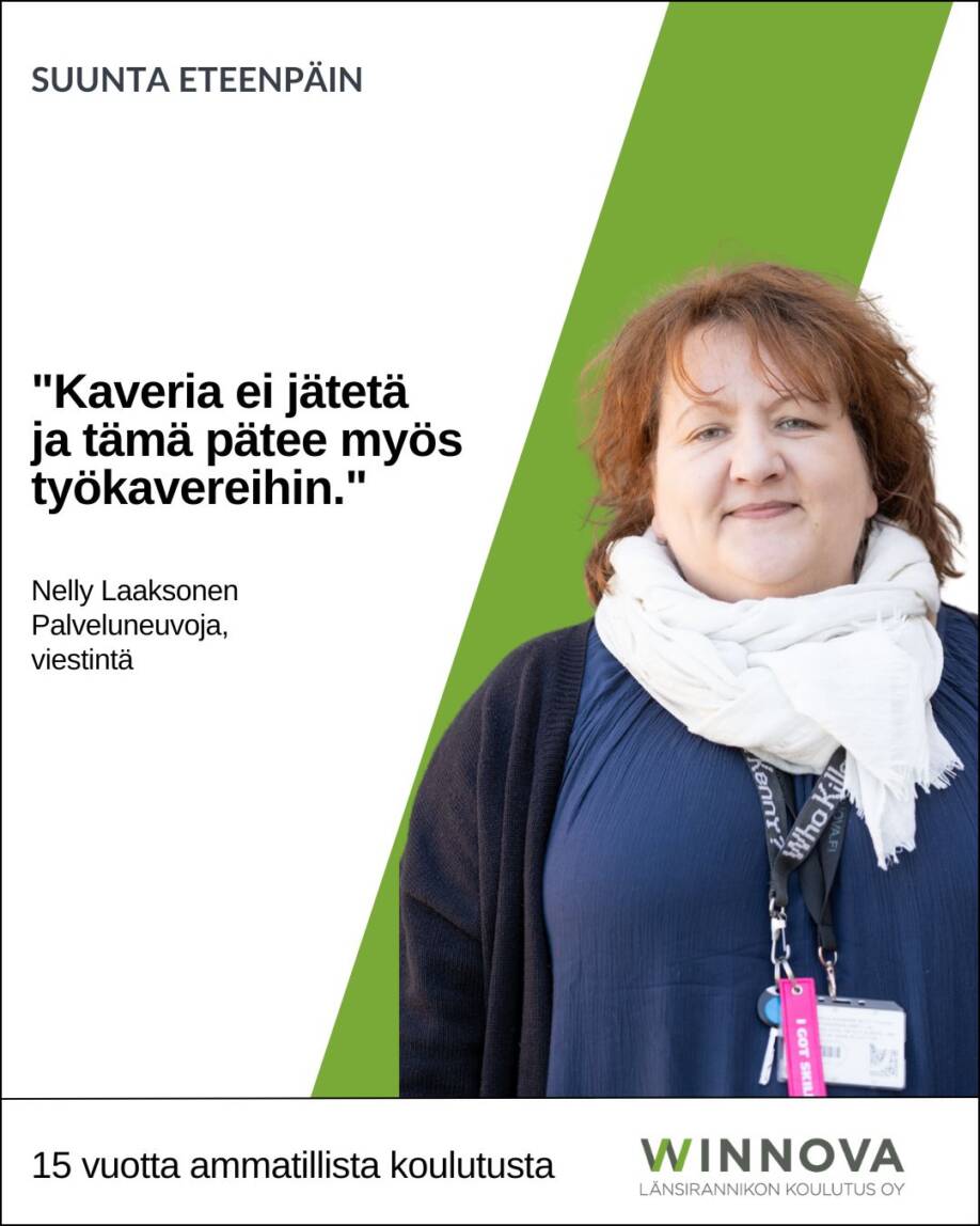 Toukokuun winnovalainen Nelly Laaksonen.