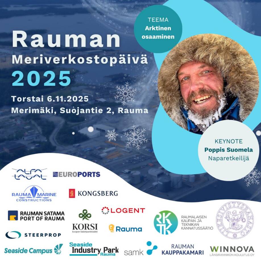 Meriverkostopäivä Raumalla 6.11.2025.