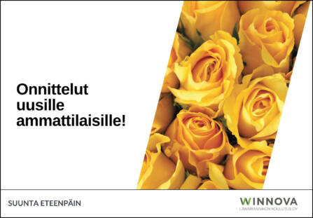 Onnittelut uusille ammattilaisille!