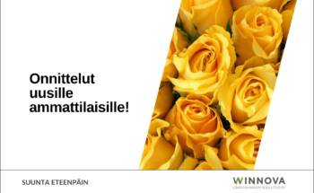 Onnittelut uusille ammattilaisille!