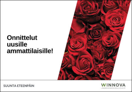 Onnittelut uusille ammattilaisille!