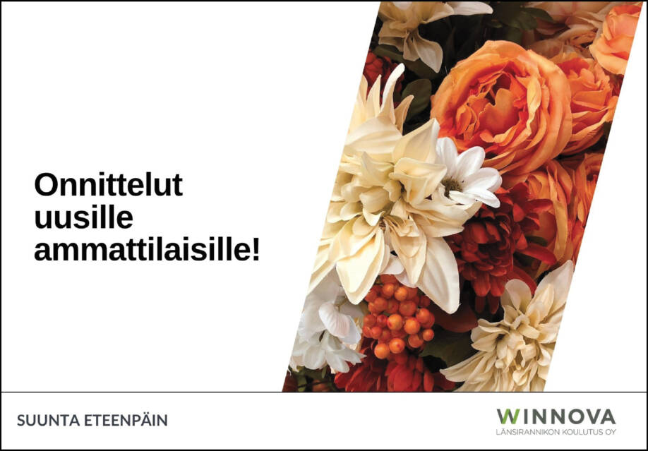 Onnittelut uusille ammattilaisille!