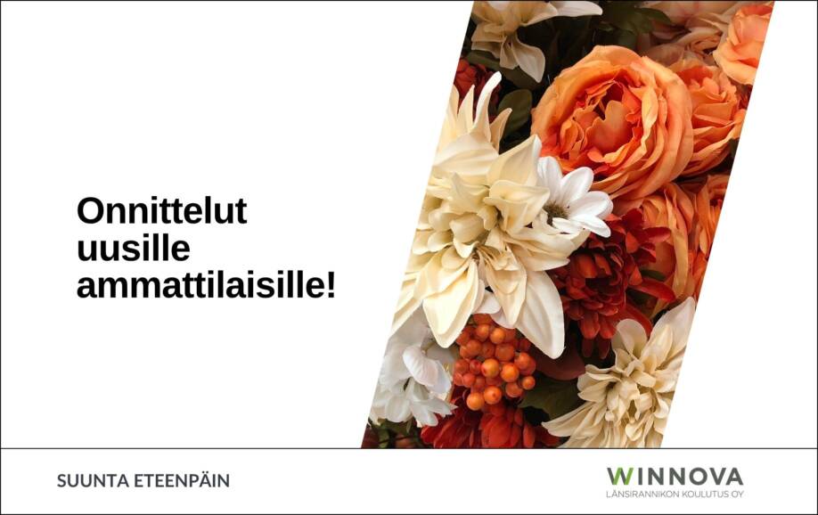 Onnittelut uusille ammattilaisille!