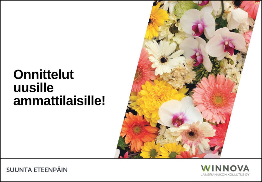 Onnittelut uusille ammattilaisille!